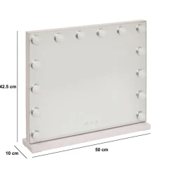 Espejo LED blanco