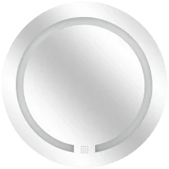 Espejo led plateado
