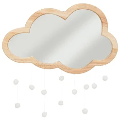 Espejo Nube Con Pompones