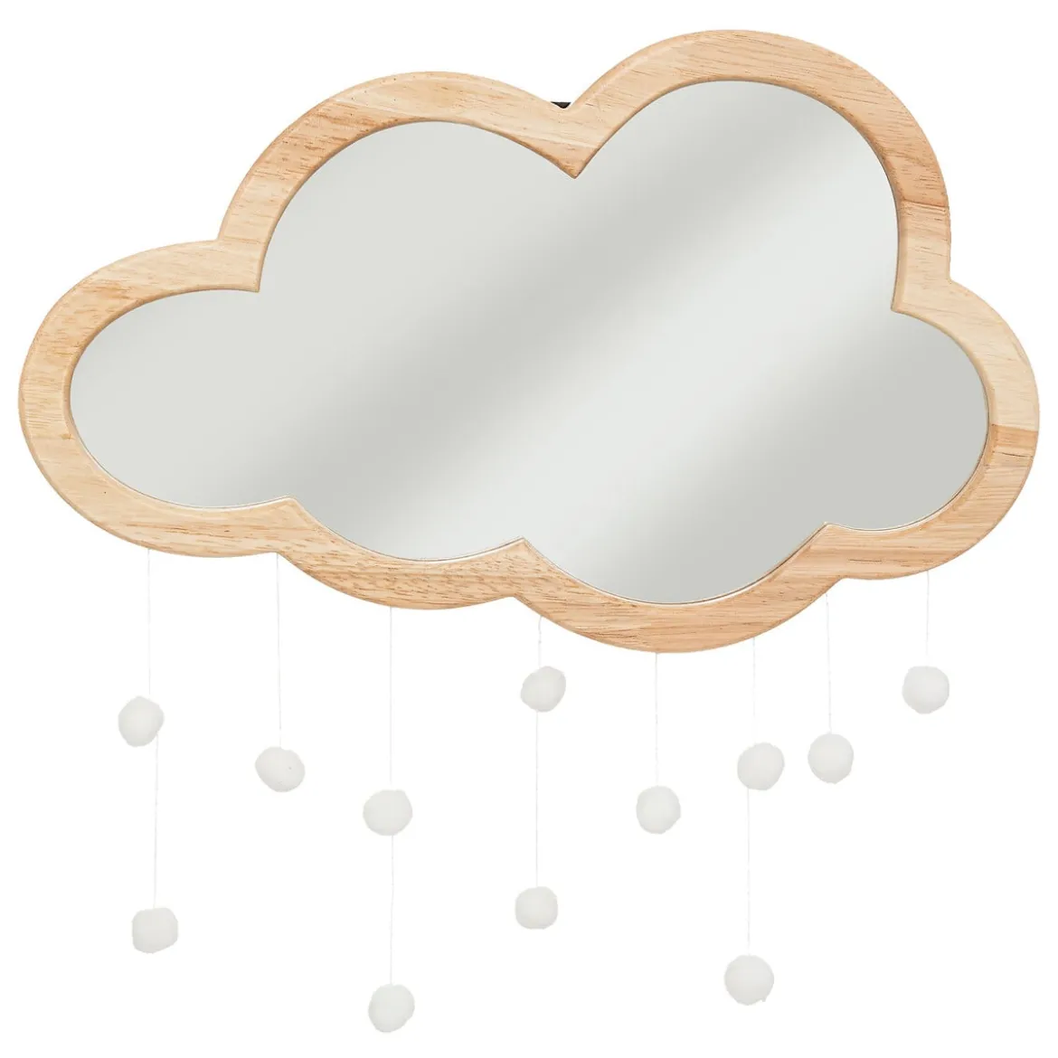 Espejo Nube Con Pompones