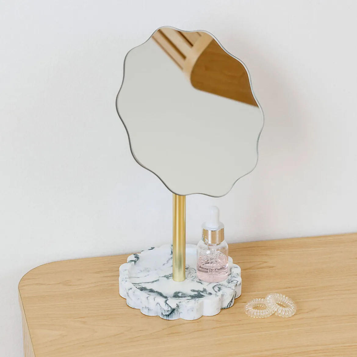 Espejo wc blanco 27cm