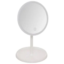 Espejo wc blanco con luz led