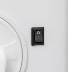 Espejo wc led de plástico blanco 26 cm