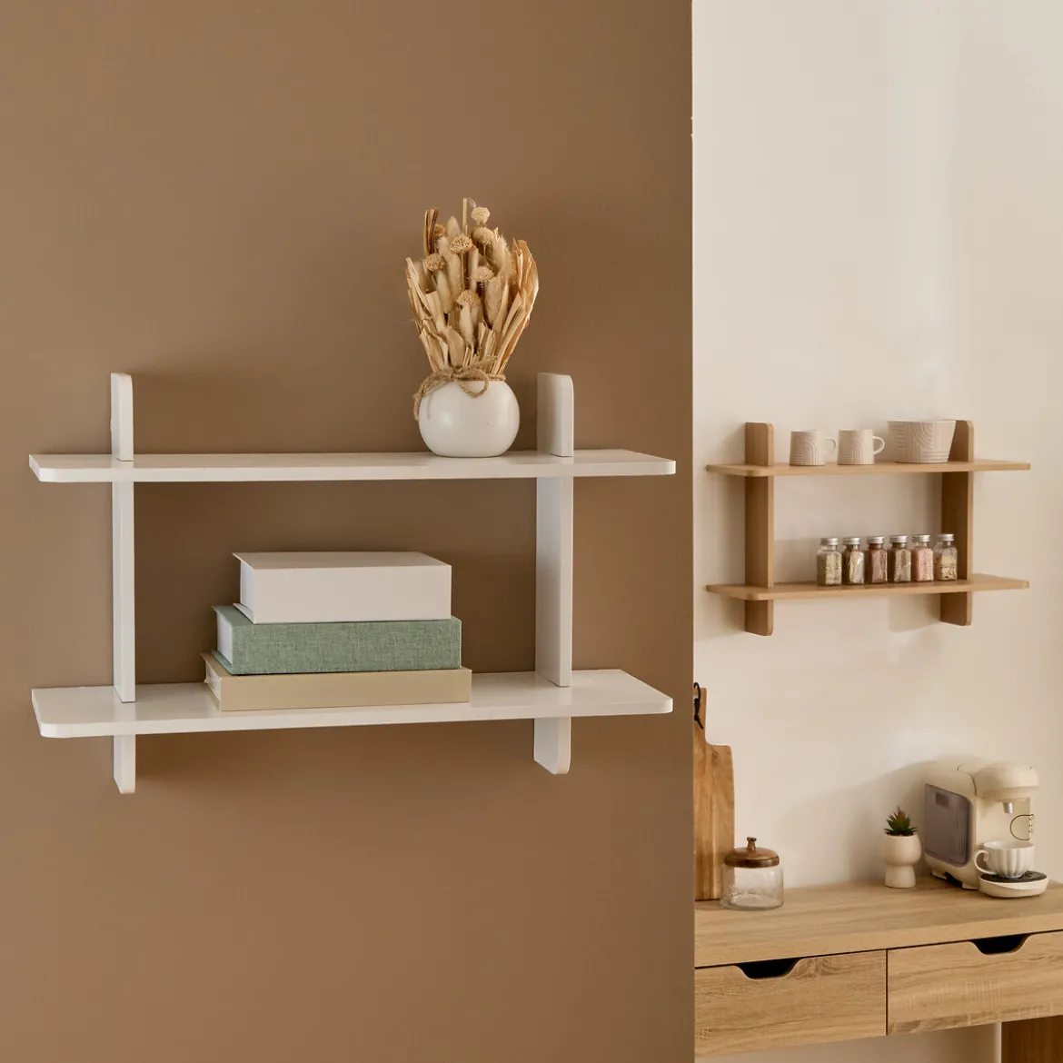 Estante de pared FIXY blanco