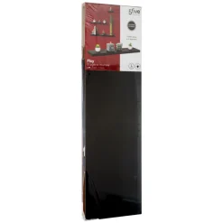 Estante Flotante Mdf Negro 80x23.5x3.8Cm