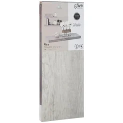 Estante Flotante Mdf Roble Gris