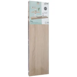 Estante Flotante Mdf Roble Natural