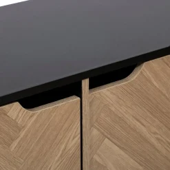 Estante mix CHEVRONS negrO con 6 módulos