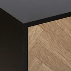 Estante mix CHEVRONS negrO con 6 módulos