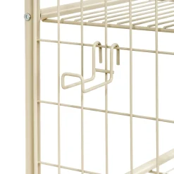 Estante para lavadora beige