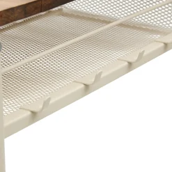 Estante para microondas beige