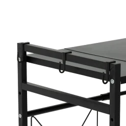 Estante para microondas negro