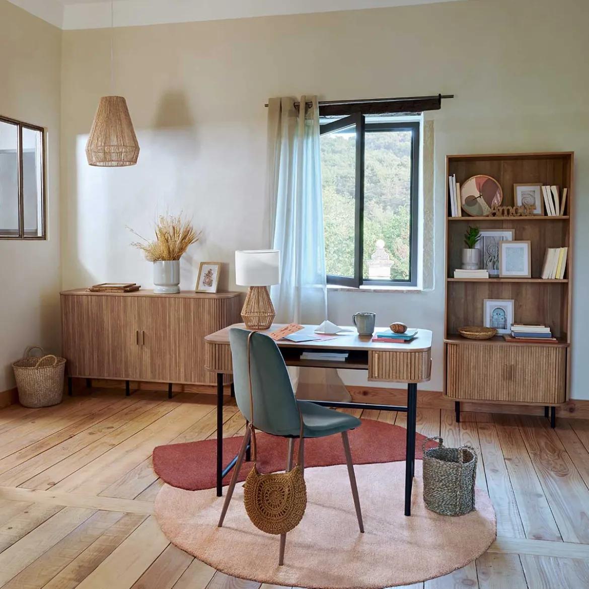 Estantería Colva Beige De MDF 179.5cm