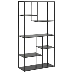 Estantería De Metal Negra 90x35x180Cm