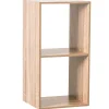 Estantería de roble con 2 cubos MIXMODUL