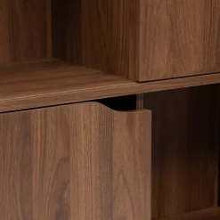 Estantería deslizante marrón de madera 159,5cm