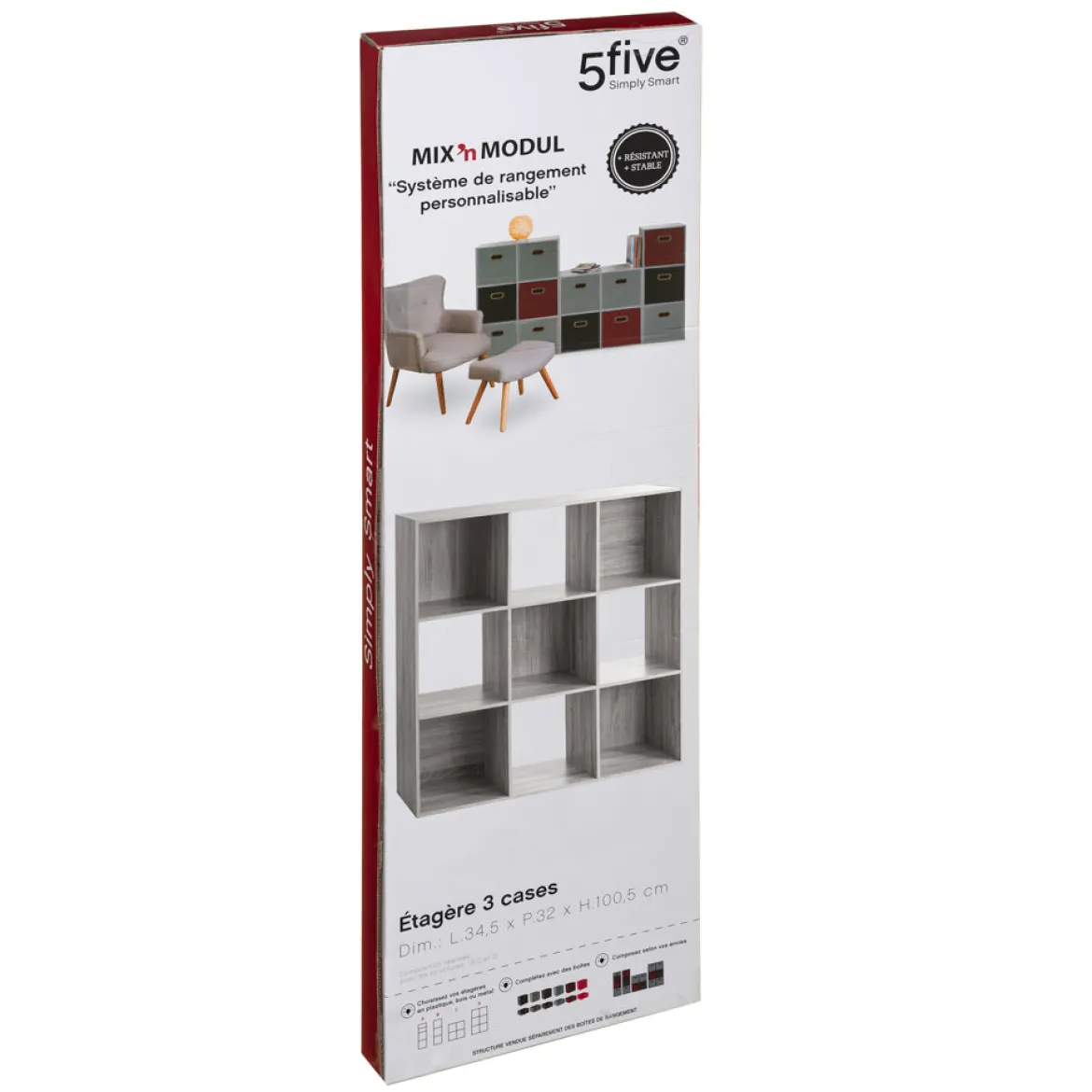 Estantería Modular 9 Cubos Mixmodul