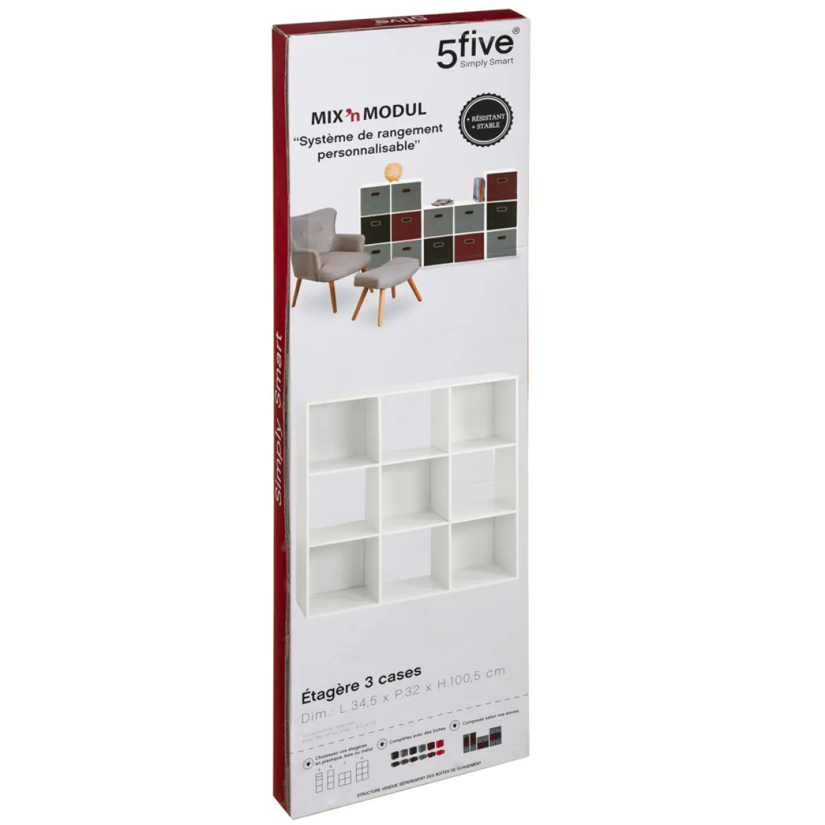 Estantería Modular 9 Cubos Mixmodul