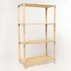 Estantería multifuncional beige de madera