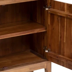 Estantería SABOR marrón de mdf con 2 puertas 190cm