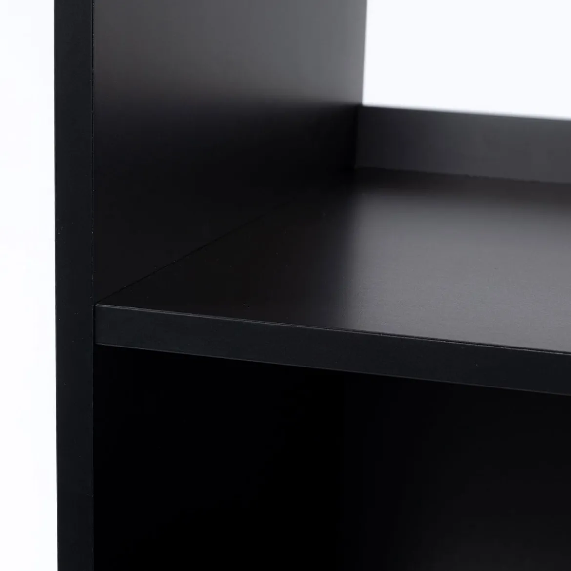 Estantería TEDY negro 2 puertas mdf e metal 170cm