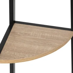 Estanteria esquinera de mdf y metal ALIAJ