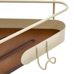 Estante wc con 4 niveles beige de acero
