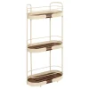 Estante WC con 2 niveles beige de acero