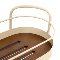Estante WC con 2 niveles beige de acero