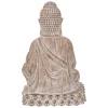 Estatua Buda Sentado Efecto Madera 67Cm