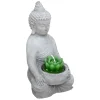 Estatua De Buda Con Vela 8x8.5x15Cm