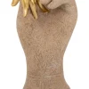 Estatua decorativa mano de resina 21cm