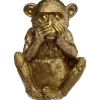Estatua Dorada De Mono Sabio Mudo 17.7Cm