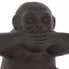 Estatua Mono Sabio Mudo 19.5x14x24Cm