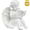 Estatua Ángel De Resina 15x13.5x16.5Cm