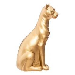 Estatua Pantera Dorada 23Cm