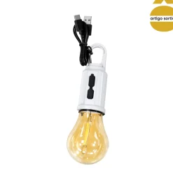 Farol de exterior recargable USB