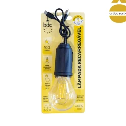 Farol de exterior recargable USB