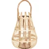 Farol De Ratán Beige 37.5Cm