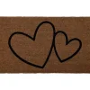 Felpudo Corazones 45x75cm Fibra Coco