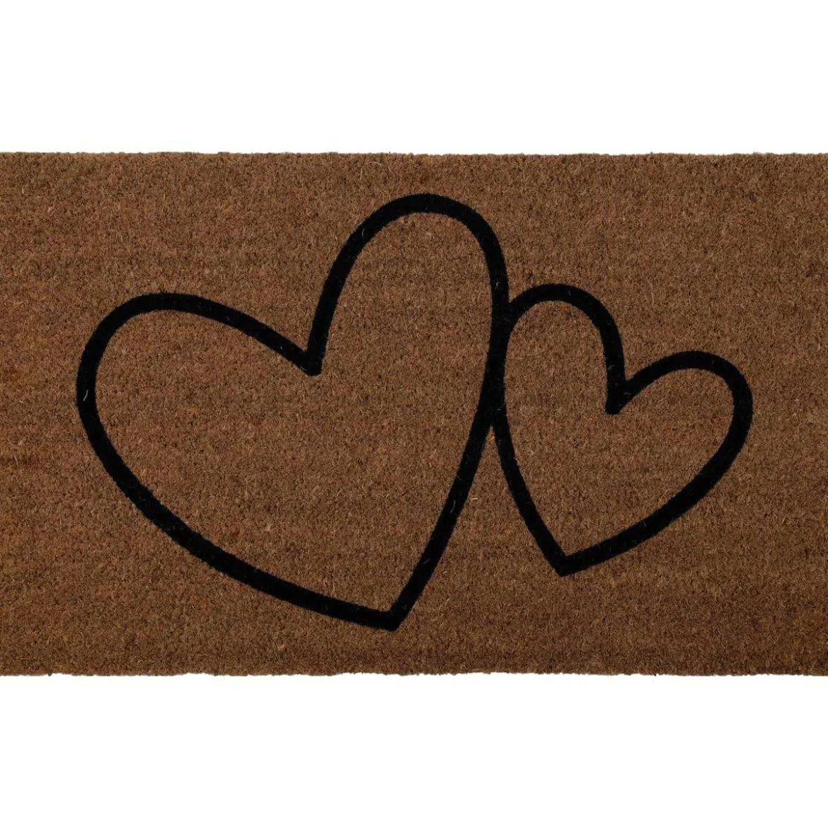 Felpudo Corazones 45x75cm Fibra Coco