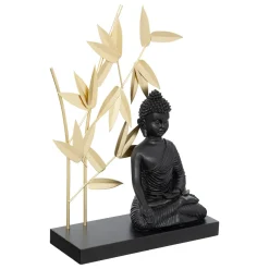 Figura Buda Jil Negra y Dorada
