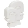 Figura decorativa con forma de caras SOLEYA