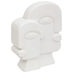 Figura decorativa con forma de caras SOLEYA