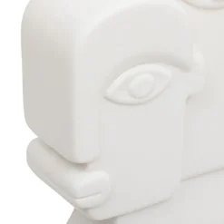 Figura decorativa con forma de caras SOLEYA