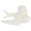 Figura decorativa 3 pájaros blancos 15,5cm