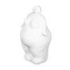 Figura de mujer de cerámica blanca 25cm