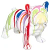 Figura De Perro A Rayas 34x18x26.5Cm