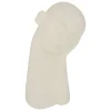 Figura en forma de rostro WONJ blanca