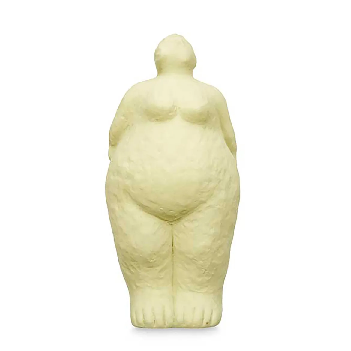 Figura forma de mujer de cerámica verde 34cm